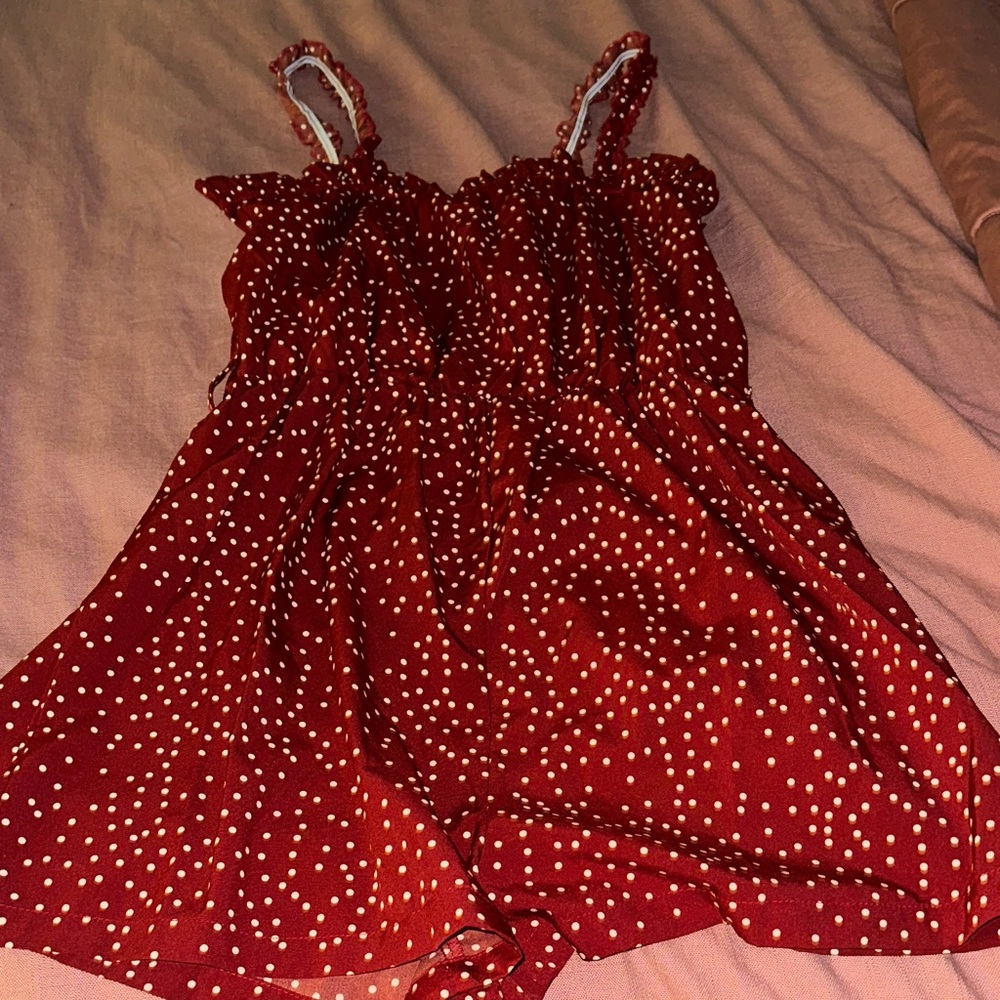 Target Red Polka Dot Jumpsuit